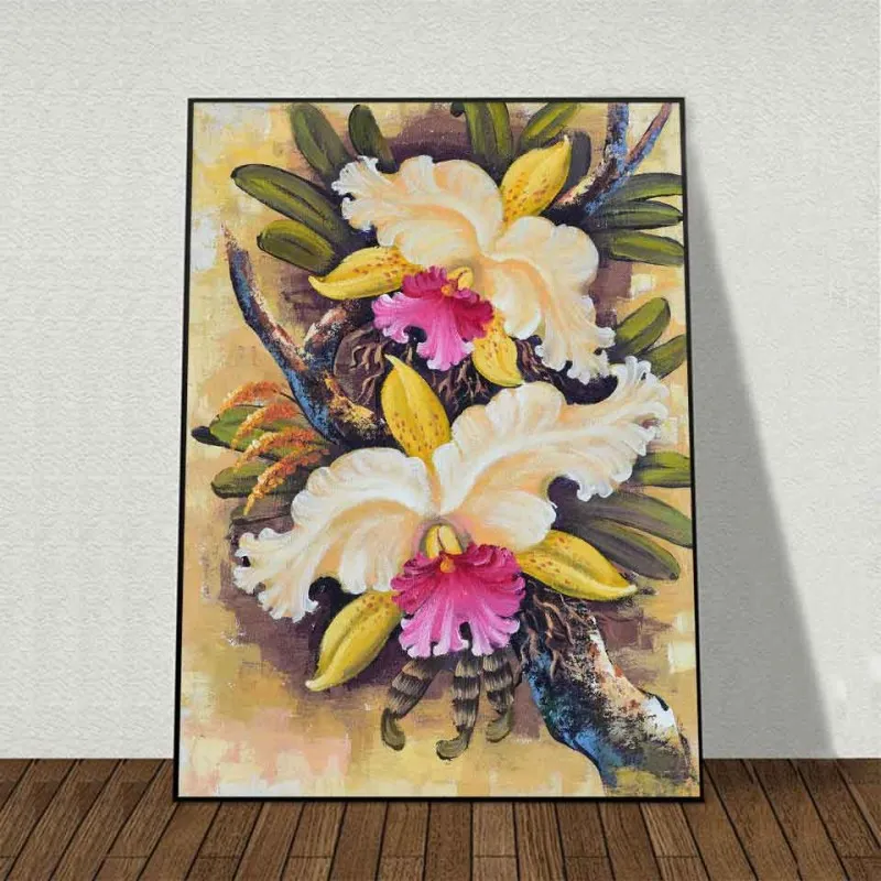 Tranh canvas hoa phong lan