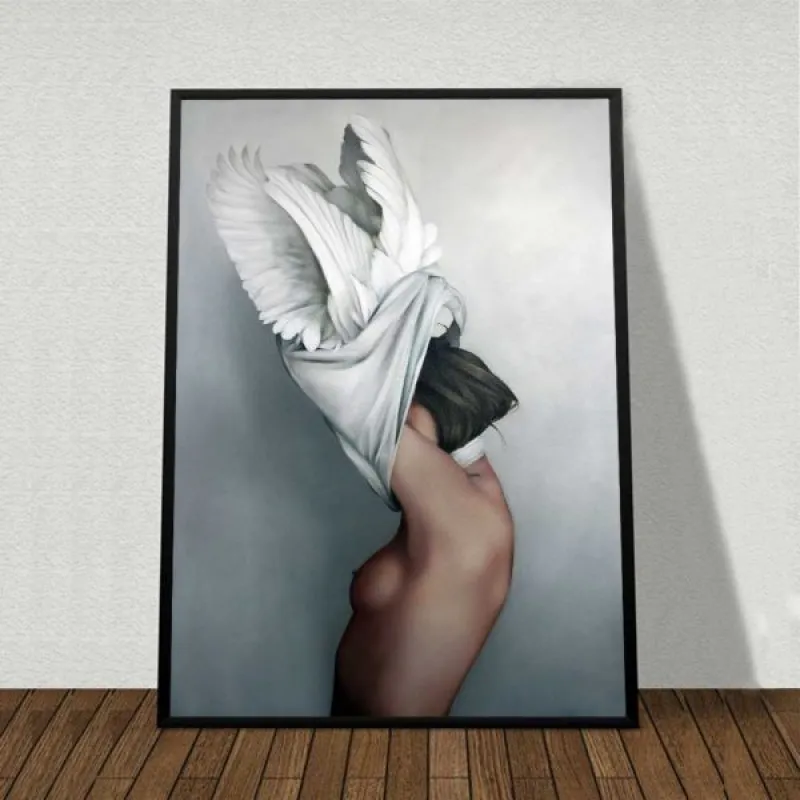 Tranh chân dung cô gái