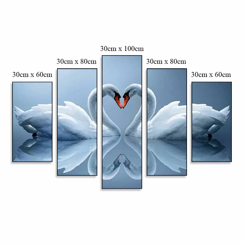 Tranh đôi thiên nga