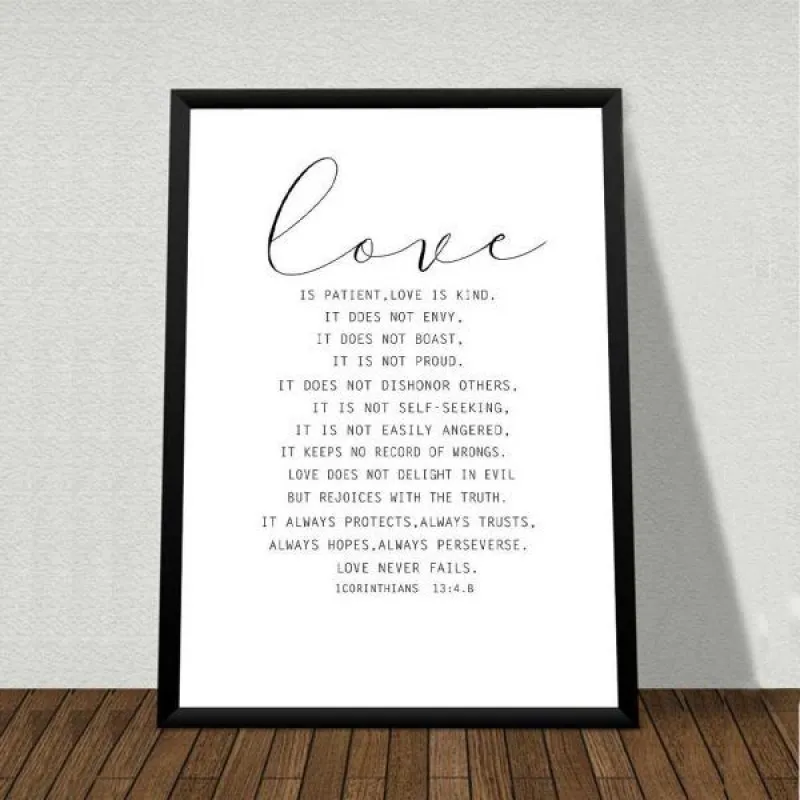 Tranh chữ và lá cây