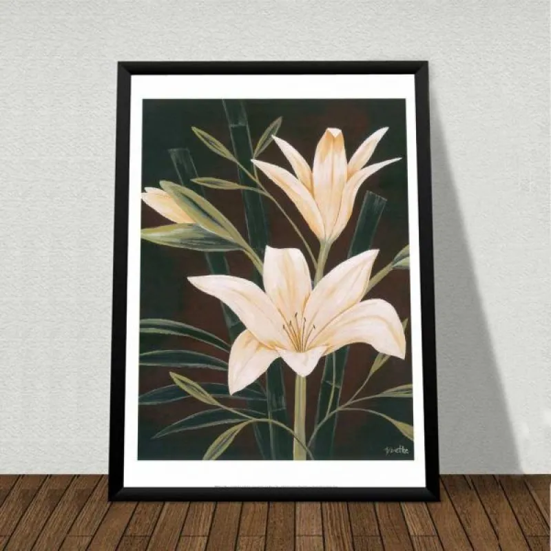 Tranh hoa Tulip, hoa Huệ