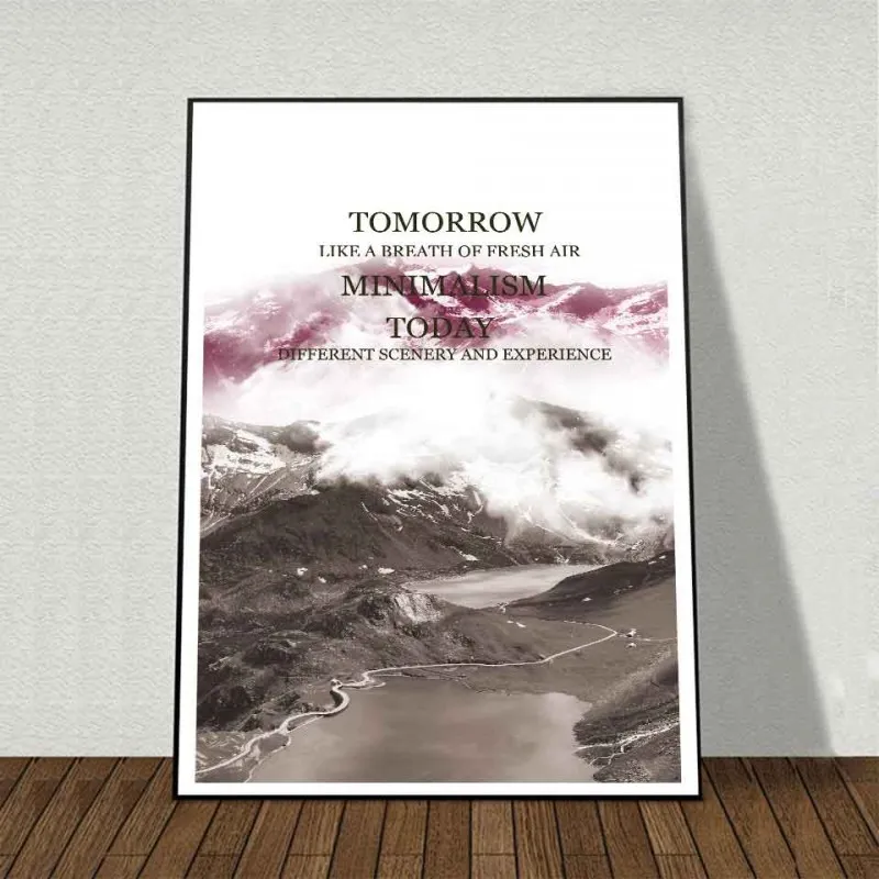 Tranh canvas scandinavian khối hình học trừu tượng