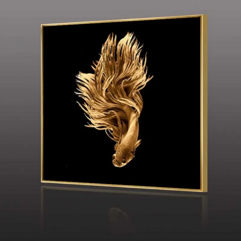 Tranh cá phướng khổ vuông