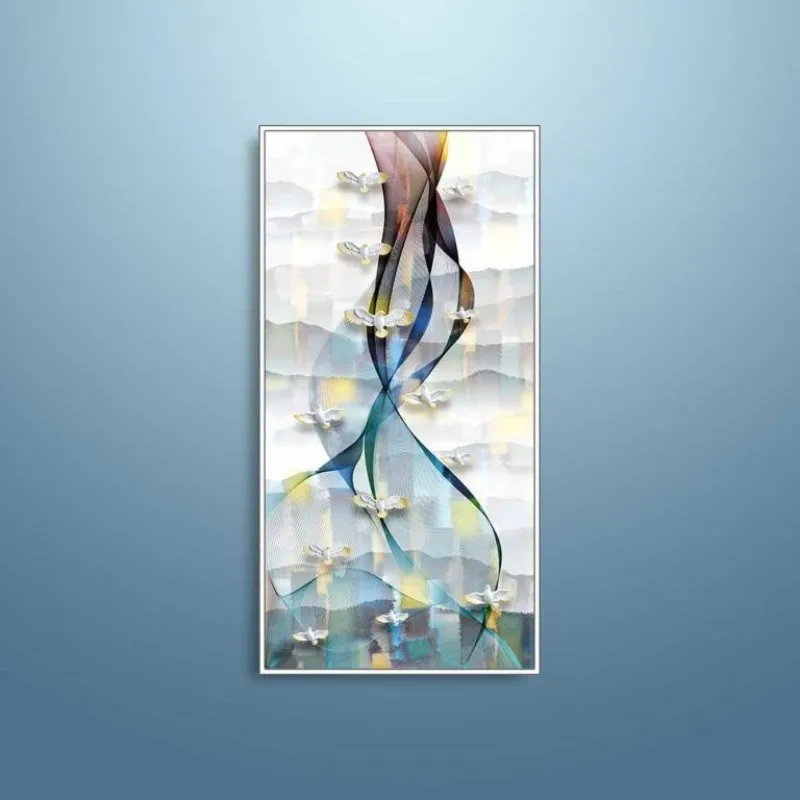 Tranh trừu tượng đàn chim