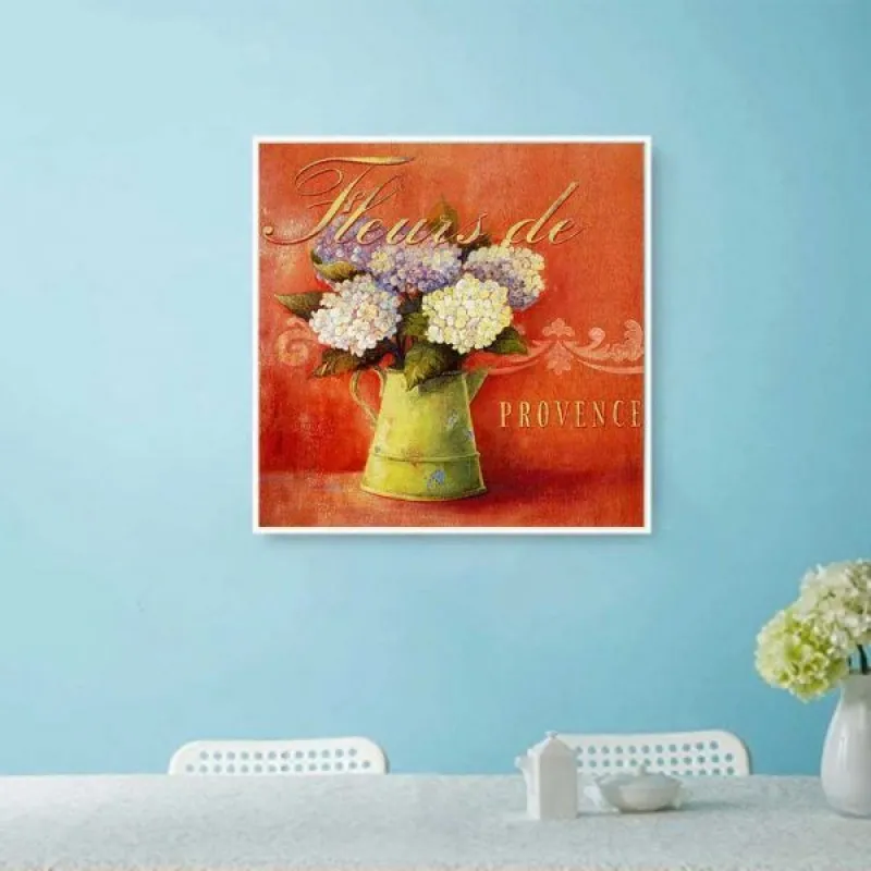 Tranh tĩnh vật chậu hoa phong lan