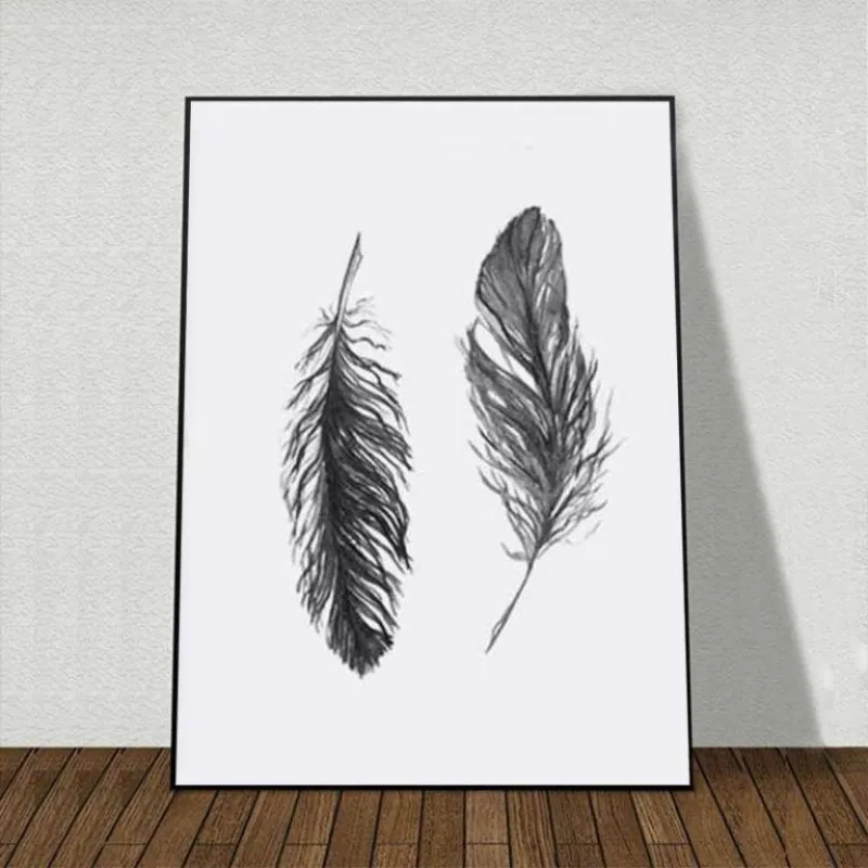 Tranh Bắc Âu Scandinavian lông chim