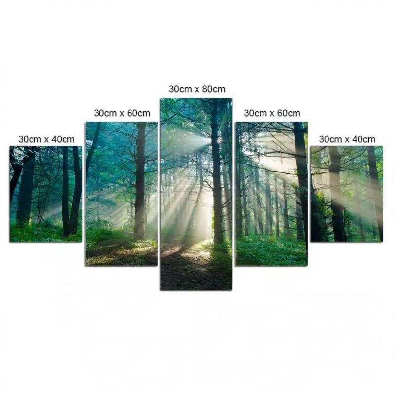 Tranh ghép phong cảnh rừng