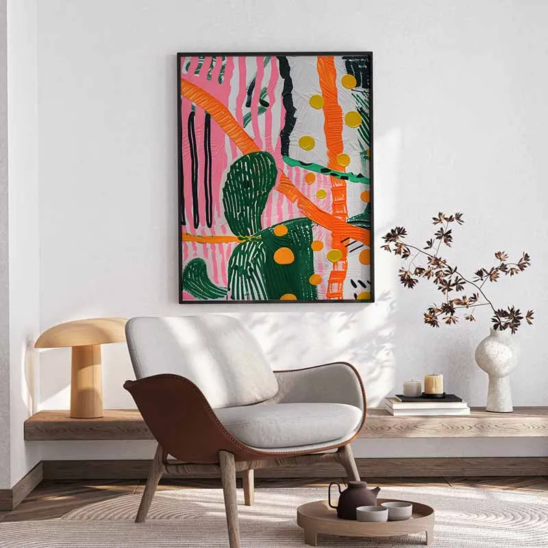 Khám Phá Nghệ Thuật Trừu Tượng Đầy Động Lực