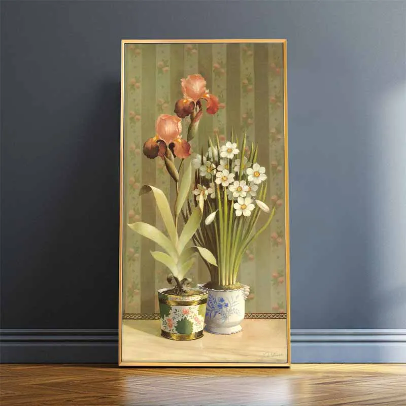 Tranh hoa huệ tây