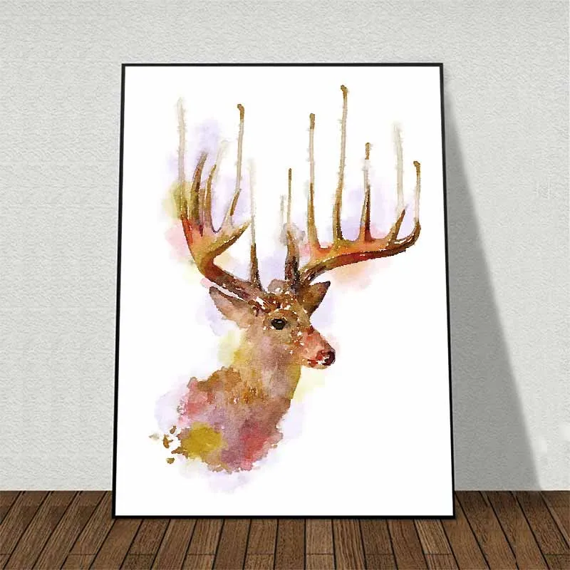 Tranh sừng nai trừu tượng