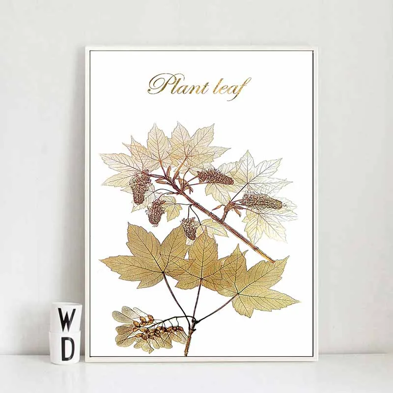 Tranh hoa đỗ quyên, cúc trắng, hoa hồng và lá phong vàng