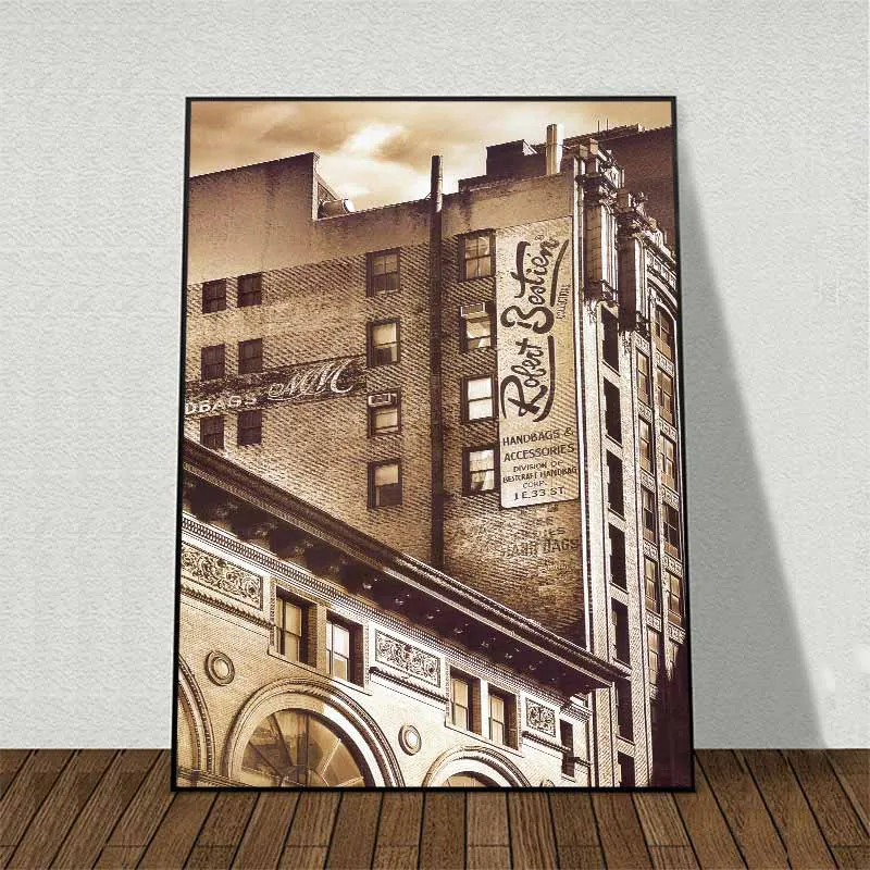 Tranh phong cảnh kiến trúc thành phố