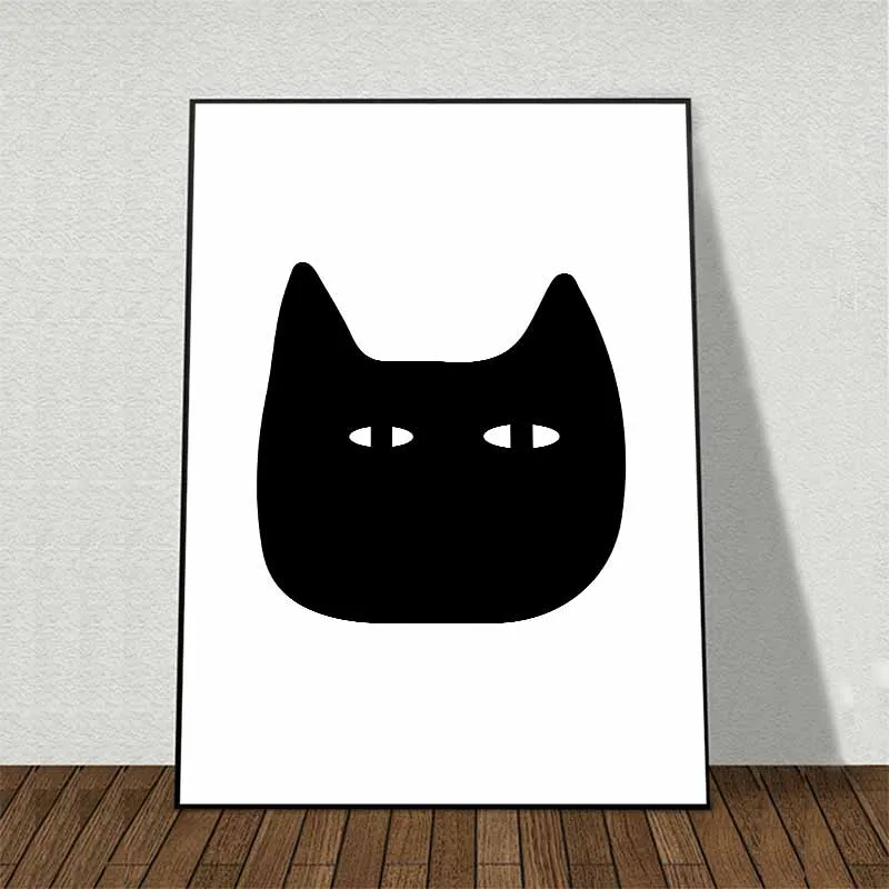 Tranh Scandinavian gấu Bắc cực và thỏ dễ thương