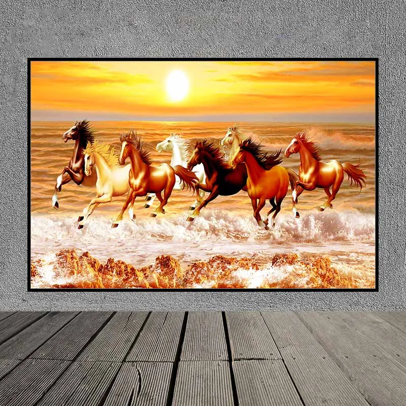 Tranh phong thủy mã đáo thành công