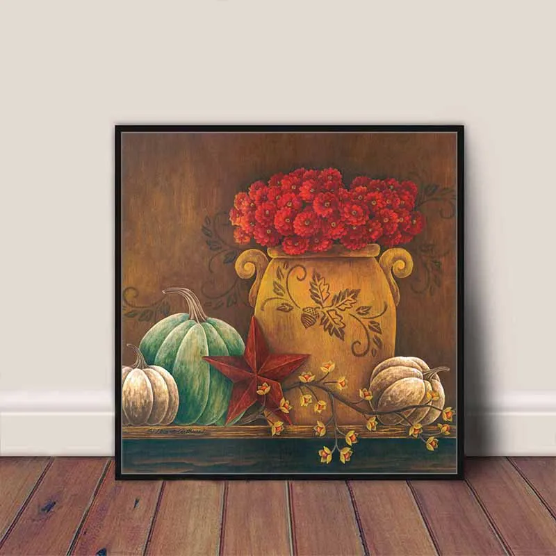 Tranh các loại rau củ, Bí Đao đặt trên kệ