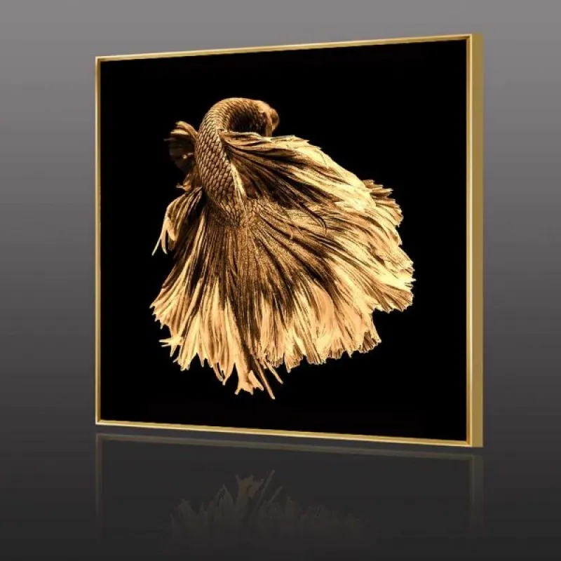 Tranh cá phướng khổ vuông