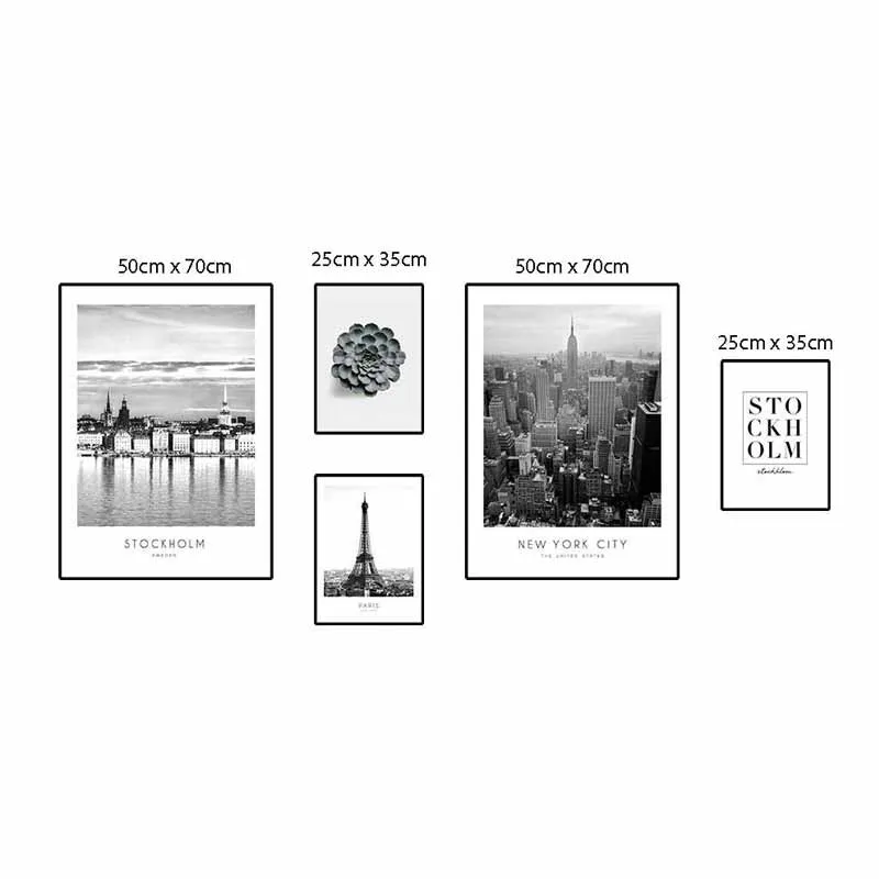 Tranh những công trình kiến trúc nổi tiếng