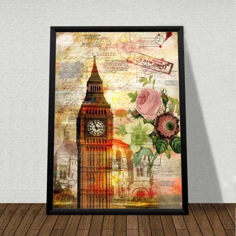 Tranh những công trình nổi tiếng trên thế giới