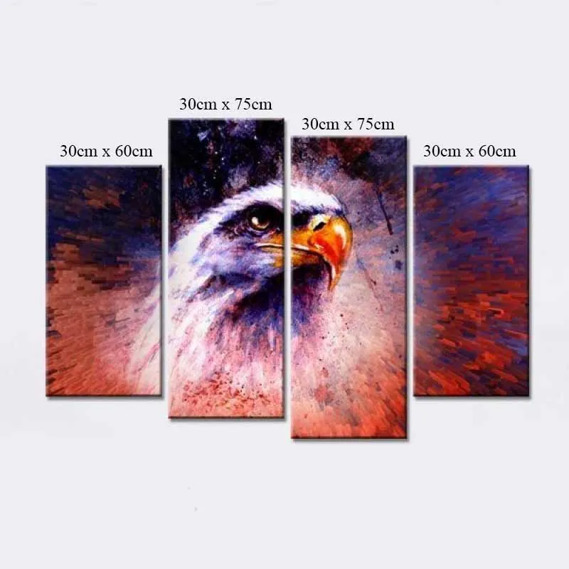 Tranh chim đại bàng trừu tượng