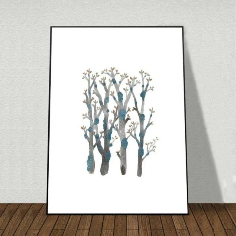 Tranh bộ Scandinavian trừu tượng