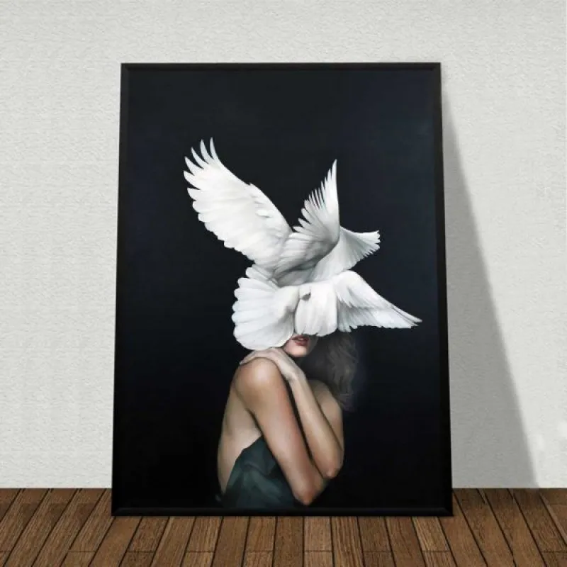 Tranh chân dung cô gái