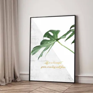 Bộ 3 Tranh Canvas: Năng Lượng Nhiệt Đới & Tách Cà Phê  Beautiful