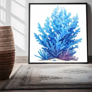 Bộ 3 Tranh Canvas Rạn San Hô Đại Dương Xanh