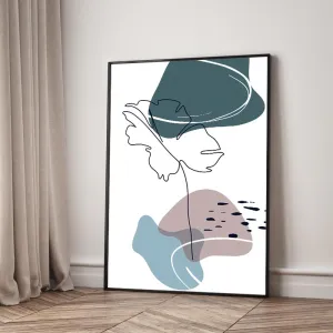 Bộ 6 Tranh Canvas Phong Cách Boho Trừu Tượng