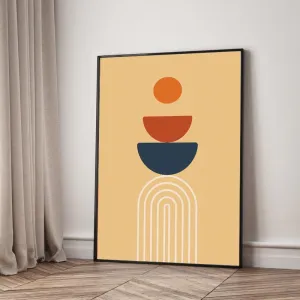 Bộ 6 Tranh Canvas Trừu Tượng Boho