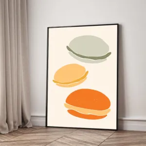 Bộ 6 Tranh Canvas Trừu Tượng Boho