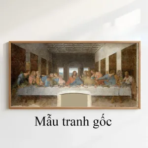 Tranh In Canvas Nghệ Thuật: Bữa Tiệc Ly (The Last Supper) - Dấu Ấn Phục Hưng