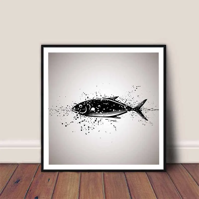 Tranh các loài động vật trắng đen