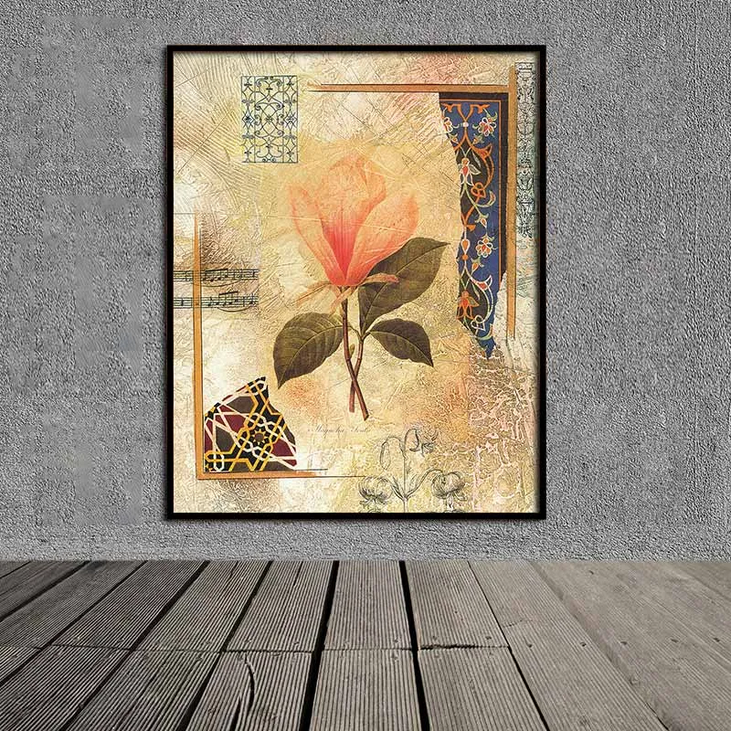 Tranh hoa cẩm tú cầu, hoa Lay ơn