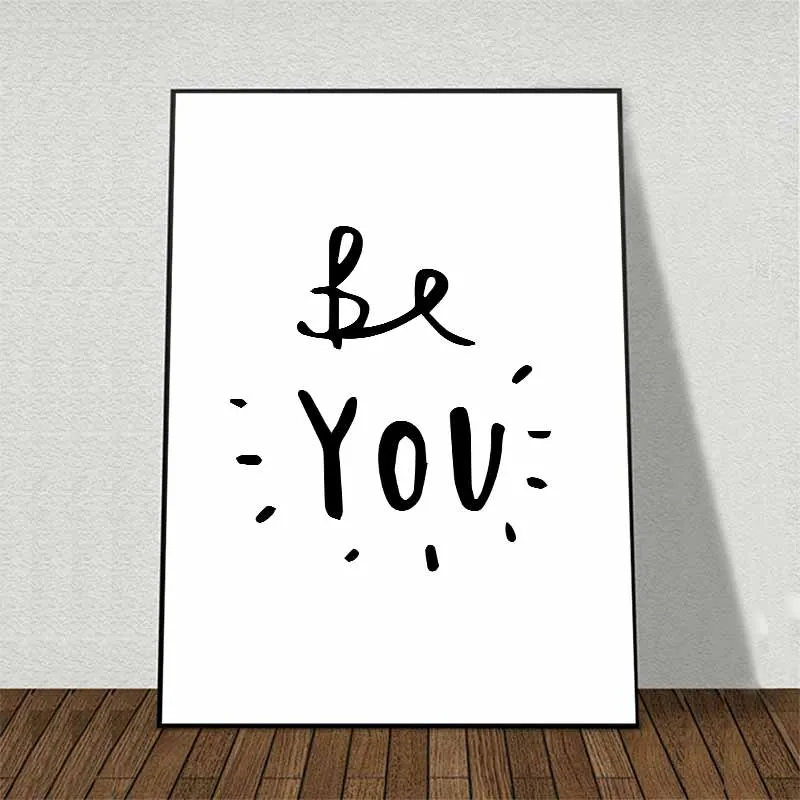 Tranh Scandinavian gấu Bắc cực và thỏ dễ thương