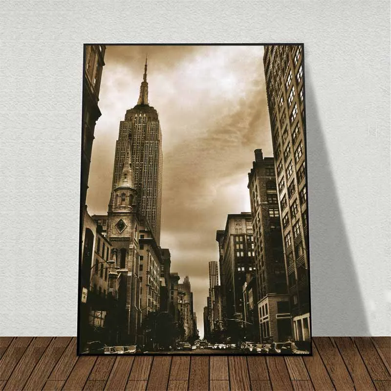 Tranh phong cảnh kiến trúc thành phố