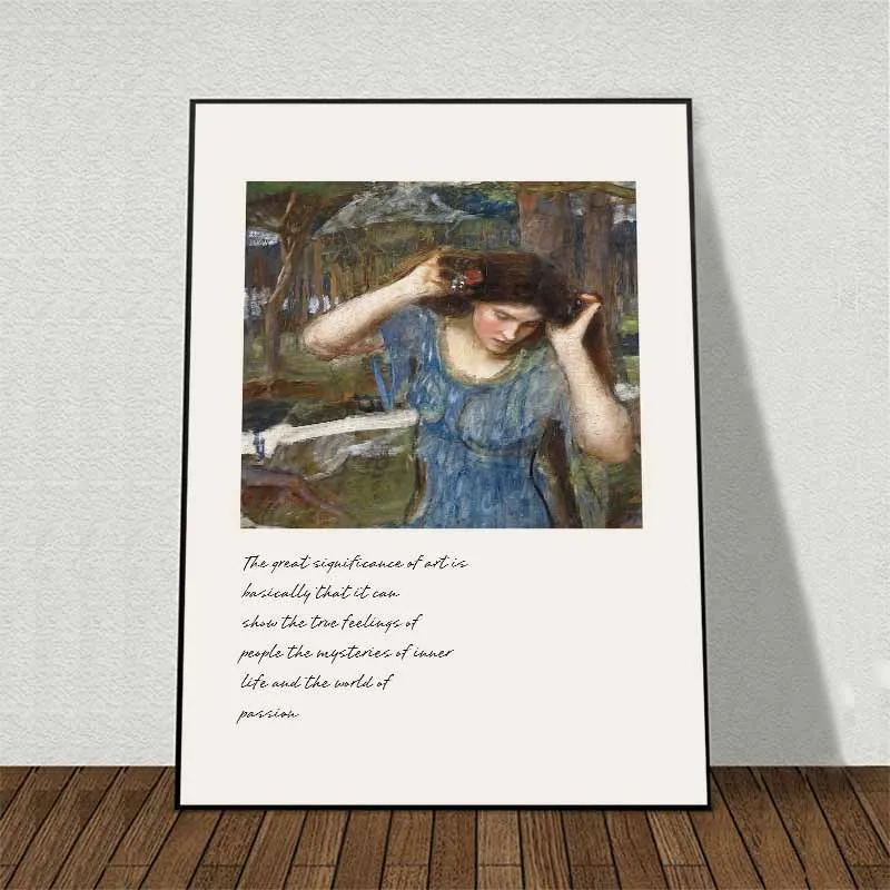 Tranh cổ điển phối hợp theo phong cách hiện đại