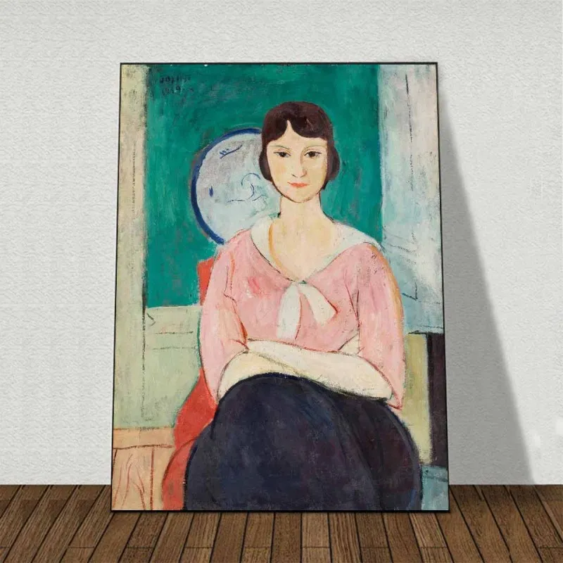 Tranh canvas cô gái đọc tạp chí, chân dung người mẫu, Cô gái trong lễ hội hóa trang