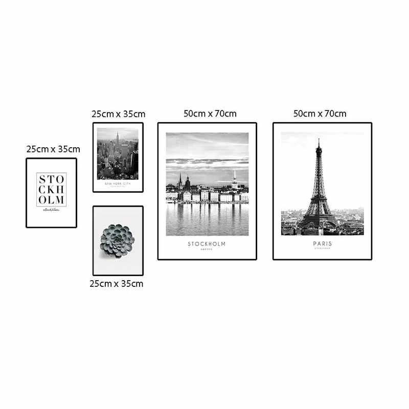 Tranh những công trình kiến trúc nổi tiếng