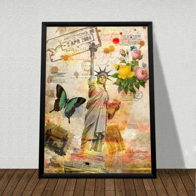 Tranh những công trình nổi tiếng trên thế giới