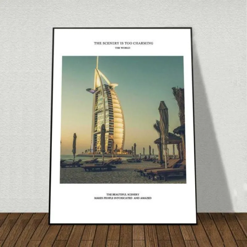 Tranh các công trình kiến trúc nổi tiếng trên thế giới