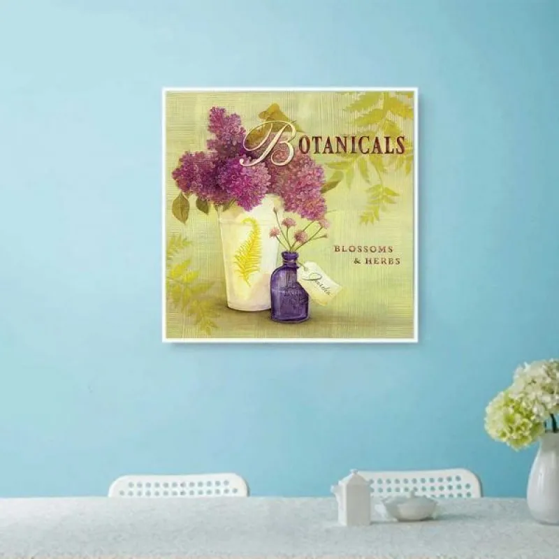 Tranh tĩnh vật chậu hoa phong lan