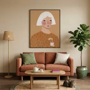 Chân Dung Cô Gái Tóc Trắng