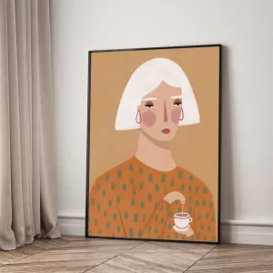 Chân Dung Cô Gái Tóc Trắng