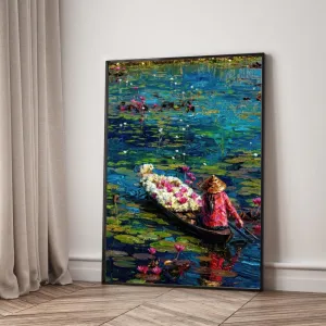 Sắc Hoa Súng Mùa Nước Nổi