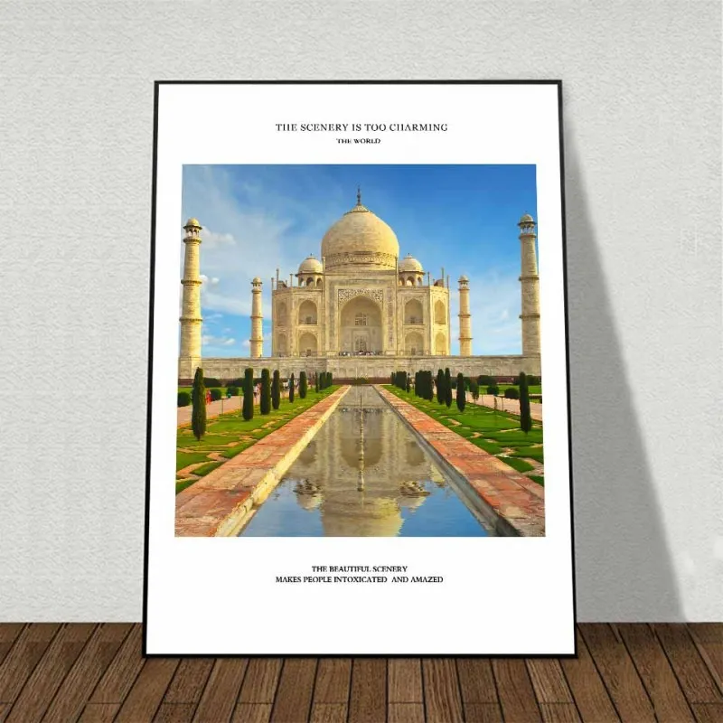 6 tấm tranh canvas đài phun nước của những công trình kiến trúc nổi tiếng trên thế giới