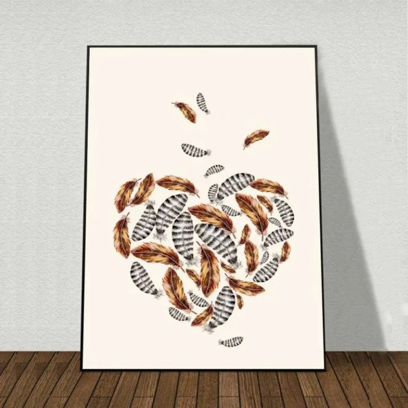 Tranh đàn chim ngộ nghĩnh dễ thương