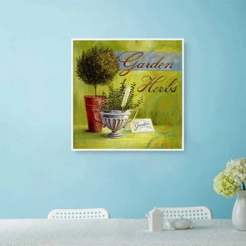 Tranh tĩnh vật chậu hoa phong lan