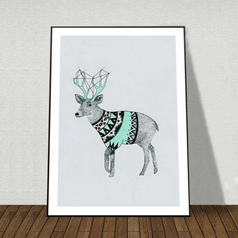 Tranh bộ Scandinavian trừu tượng