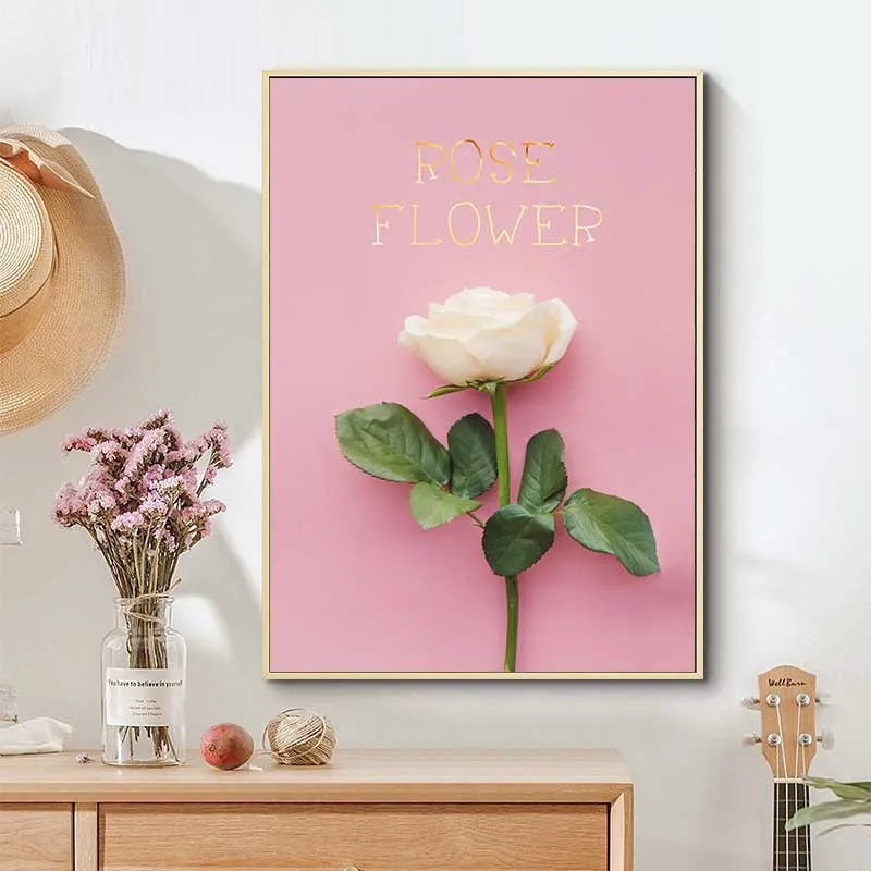 Khoảnh khắc hồng cùng chim hồng hạc và những bông hoa hồng