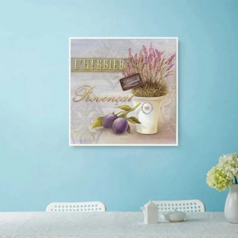 Tranh tĩnh vật chậu hoa phong lan